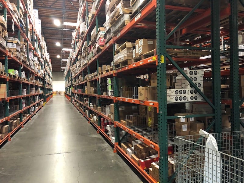 warehouse shelving removal service in Houston